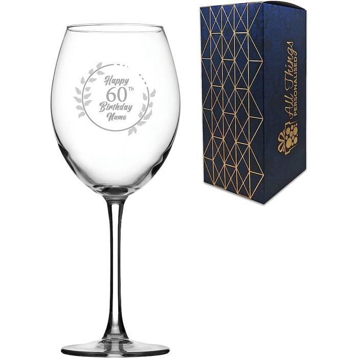 Verre à Vin Gravé 19e Anniversaire Vintage 2006 - Cadeau 400ml Édition Spéciale