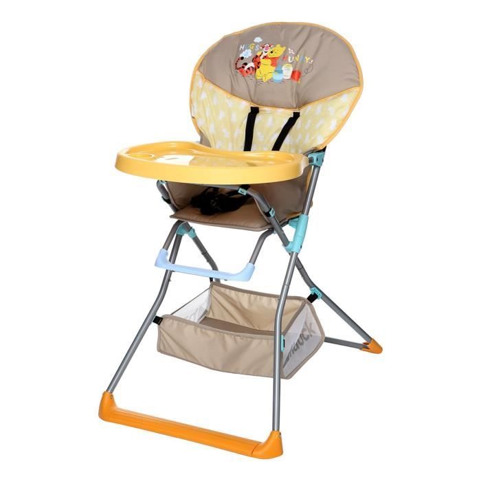 Winnie L Ourson Chaise Haute Mac Baby Deluxe Beige Disney Baby Cdiscount Puericulture Eveil Bebe