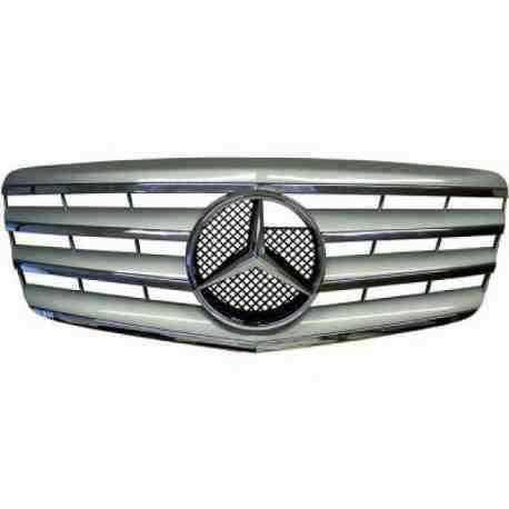 calandre pour Mercedes Classe E E220-500 W211 06-09 SANS LOGO