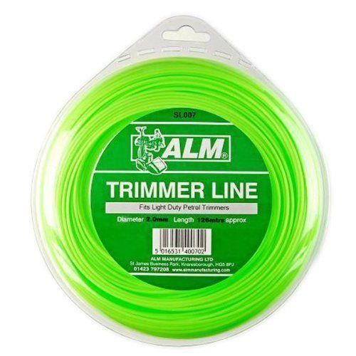 ALM SL007 Rasentrimmerfaden 2,0 Mm X 122 M – Grün, Aus Nylon, Für Benzin-Trimmer