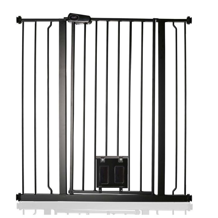 Barrière de Sécurité Pour Animaux Bettacare - Noir Mat - Pour Chien et Chat - 94.3cm à 101.9cm