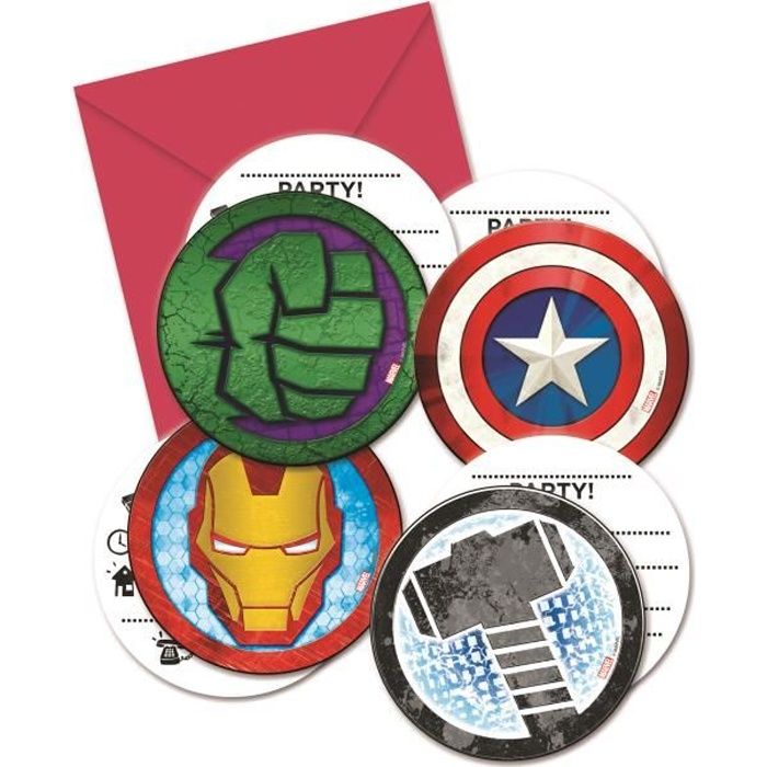 Invitation Avengers Cdiscount
