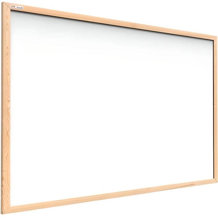 Whiteboard ALLboards Tableau Blanc Magnétique Effaçable à Sec avec Cadre en Aluminium Premium EXPO 120x100cm 