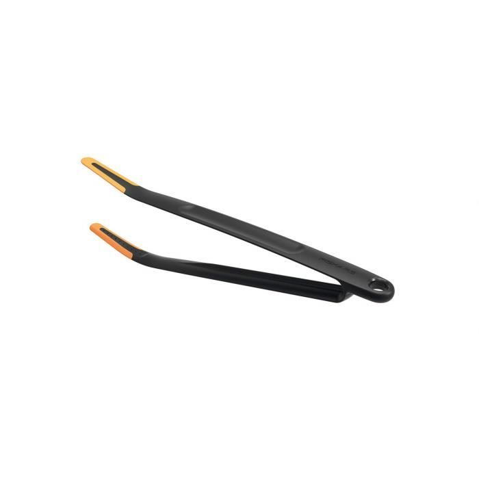 Fiskars Pince silicone multifonctions, Longueur :29 cm, Plastique/Silicone, Functional Form, Noir/Orange, - 1027303