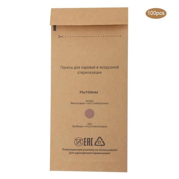 100 pcs Accessoires pour armoire de désinfection des ongles Sac de désinfection-TAM