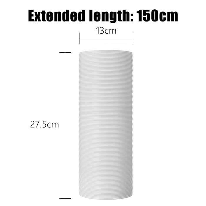 Climatiseur Mobile Tuyau,Connexion sp/éciale Connecteur de conduite d/échappement sp/écial 15cm 13cm Tuyau de climatisation,pour Ventilateur Dextraction Coupleur De Tuyau D/échappement De Climatiseur
