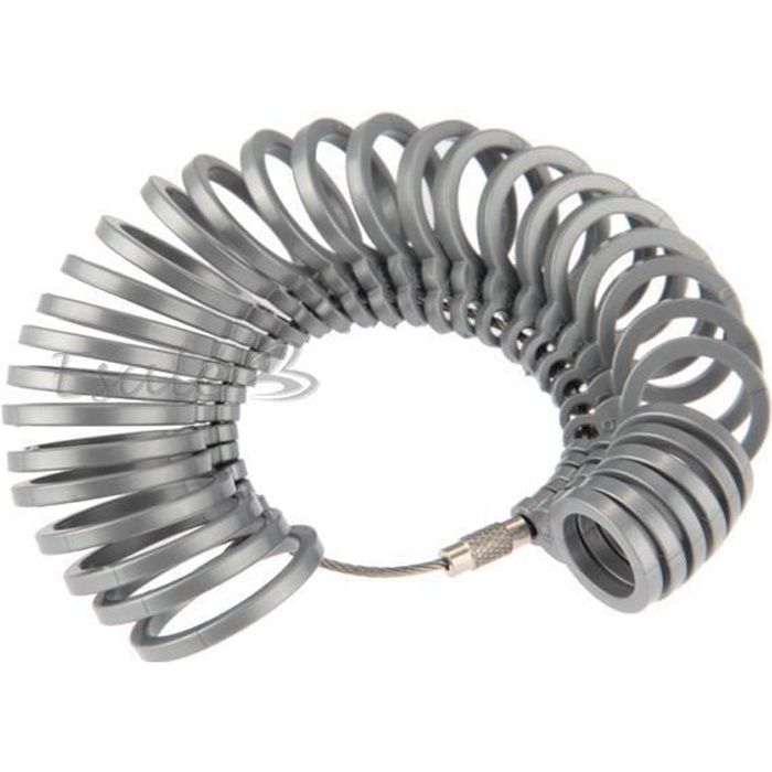 Gsyamh Outils Pour Mesurer La Taille Des Bagues Mesure De Taille De Doigt Jauge Anneaux Outil Mesure Du Doigt De La Taille Du Mandrin Convient Pour La Mesure Des Fian/çailles Et Des Alliances-1Ensemble