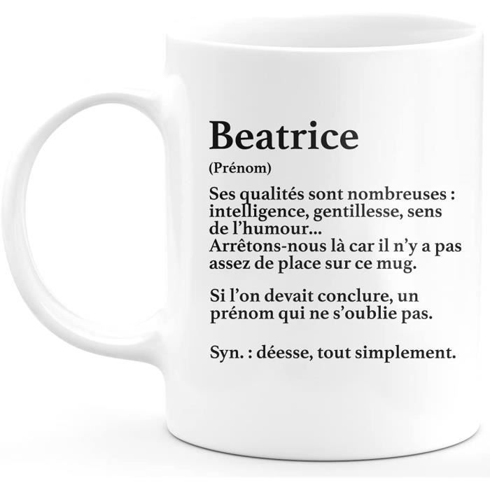 Mug Personnalise Prenom Beatrice Tasse Avec Nom Cadeau Personnalisable Beatrice Pour Femme Idee Cadeau Bebe Enfant Fille Cop Cdiscount Puericulture Eveil Bebe Mug Personnalise Prenom Beatrice Tasse Avec Nom Cadeau Personnalisable Beatrice Pour Femme Idee Cadeau Bebe Enfant Fille Cop Cdiscount Puericulture Eveil Bebe