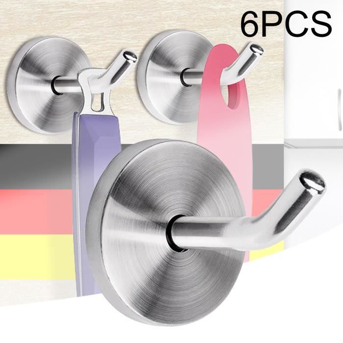 Crochets Muraux Ronds En Nickel Brossé Pour Serviettes,4 Pcs,en Acier