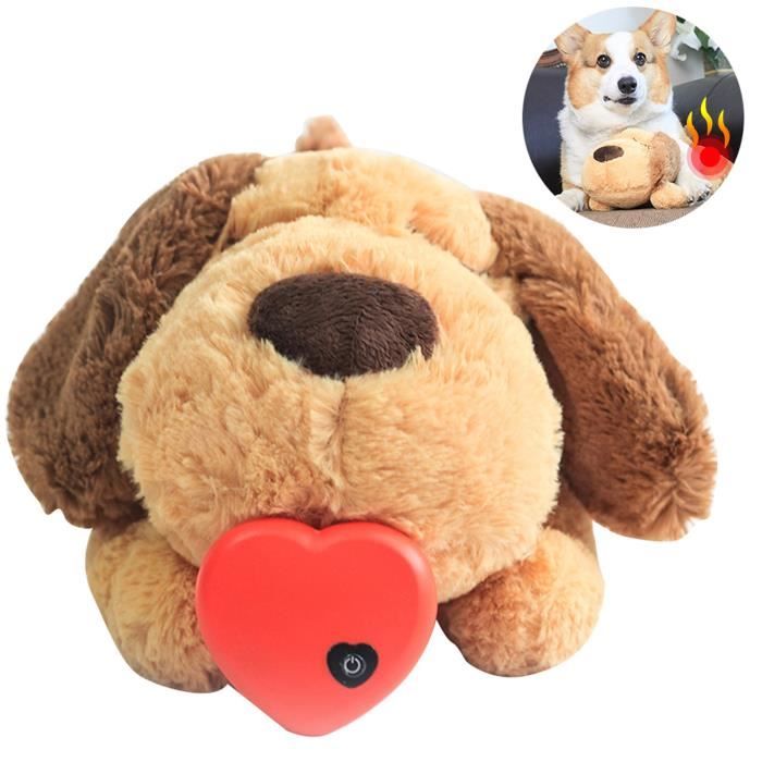 Un battement de coeur Peluche pour chiens, jouet pour animaux de compagnie, aide à l