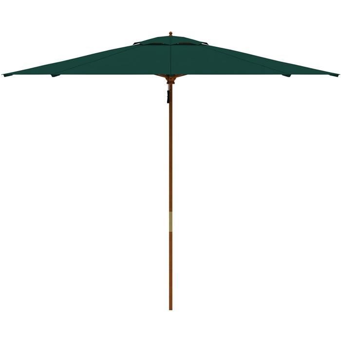 PARAMONDO Parakoala parasol en bois 3m blanc rond