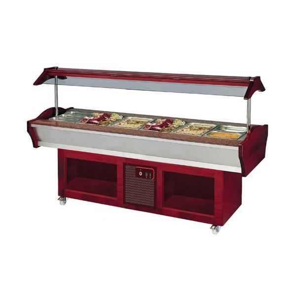 BAR À SALADE CHAUD PROFESSIONNEL PLAN DE TRAVAIL EN GRANIT FINITION