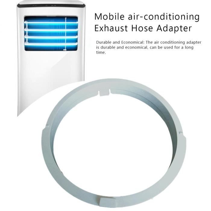 Adaptateur Tuyau Échappement Clim Portable 15 Cm – Interface Bouche Plate Pour Fenêtre, Installation Facile & Étanche