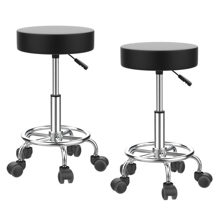 Tabouret De Poulie à Siège Roulant Bas Tabouret De Pédicure Tabouret Court De Siège De Rouleau