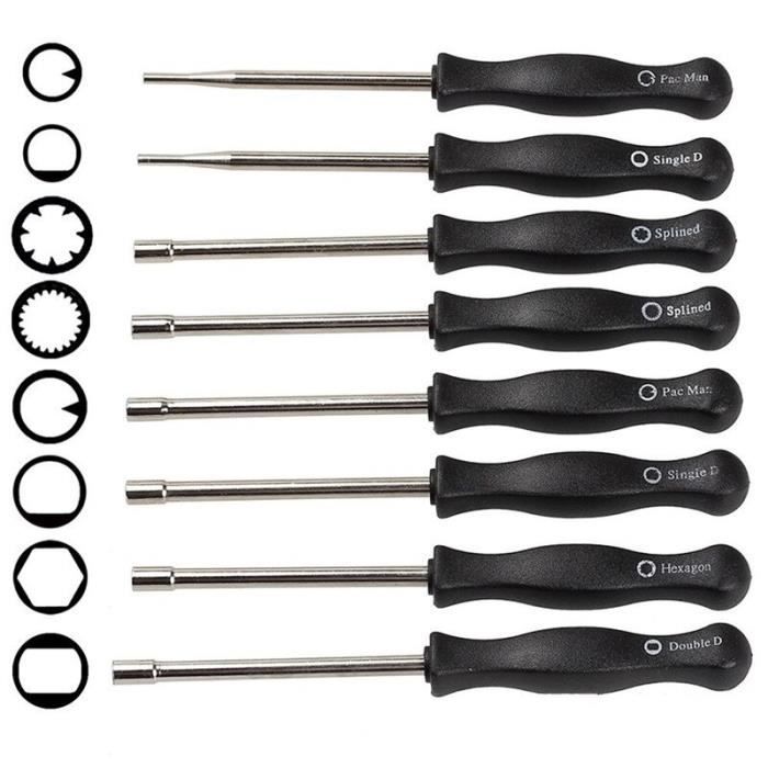 Tournevis carburateur Tune-Up Réglage Outil Pour 2 Moteur à cycle Double D NEUF Tournevis carburateur Tune-Up Réglage Outil Pour 2 Moteur à cycle Double D NEUF