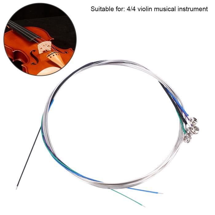 Jeu De 4 Cordes Métalliques Pour Violoncelle 3/4 Et 4/4 – A, D, G, C – Qualité Supérieure Et Bonne Tenue D’Accord
