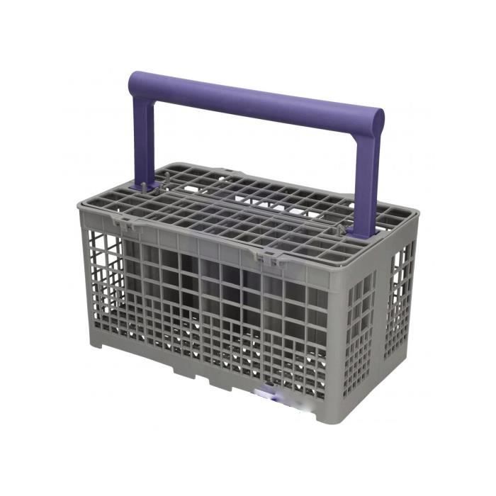 Panier à couverts pour lave-vaisselle Universel 24 x 13,9 cm avec poignée amovible, Pièce de Rechange Compatible avec Bosch Siemens Neff Indesit Ariston Panier à couverts pour lave-vaisselle Universel 24 x 13,9 cm avec poignée amovible, Pièce de Rechange Compatible avec Bosch Siemens Neff Indesit Ariston