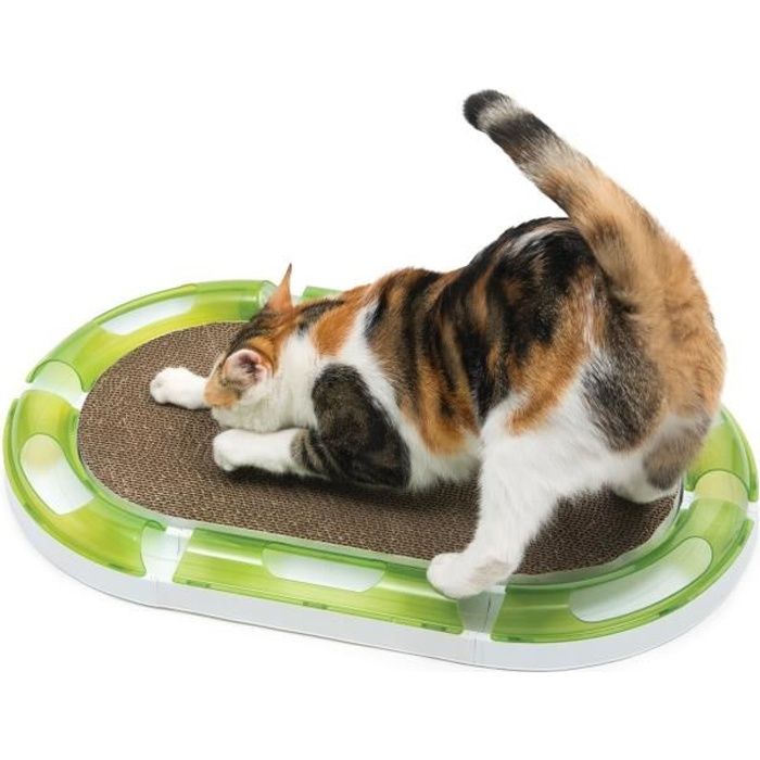 CAT IT Griffoir ovale Senses 2.0 - Pour chat 24,4cm x 48,8cm x 3,5cm