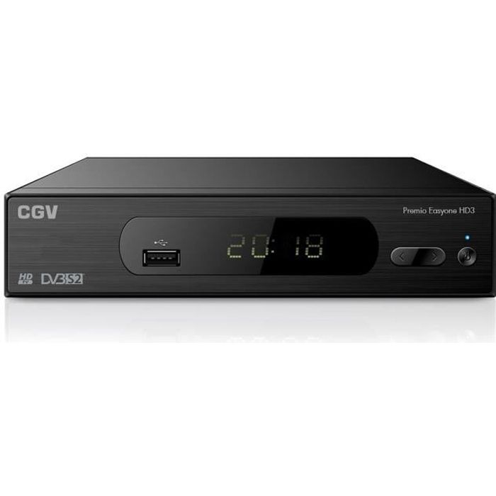 CGV 70147 Récepteur satellite HD "Free to air" Noir Cdiscount TV