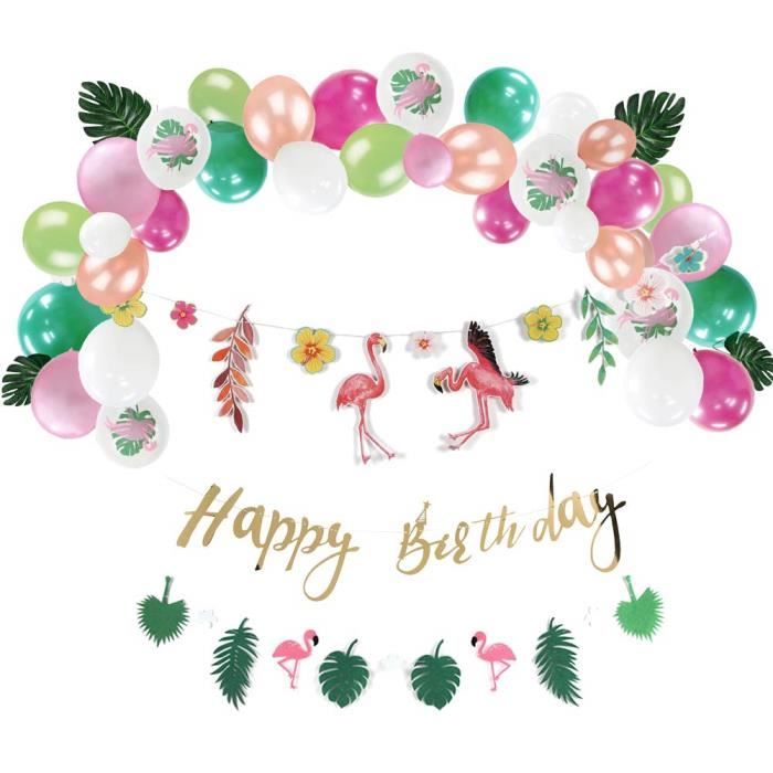 Flamingo Party Anniversaire Fille Decoration Ballon Kit Rose Vert Blanc Happy Birthday Tropical Summer Decor Fete Cdiscount Maison Flamingo Party Anniversaire Fille Decoration Ballon Kit Rose Vert Blanc Happy Birthday Tropical Summer Decor Fete Cdiscount Maison