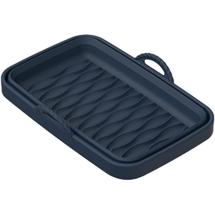 Air Fryer Lot De 2 Pots En Silicone Pliables En Silicone Pour Friteuse À Air Chaud
