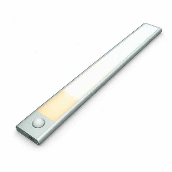 Réglette LED - EZILIGHT - stickyLED body 4S - Détecteur de mouvement - 160 lm - Rechargeable USB