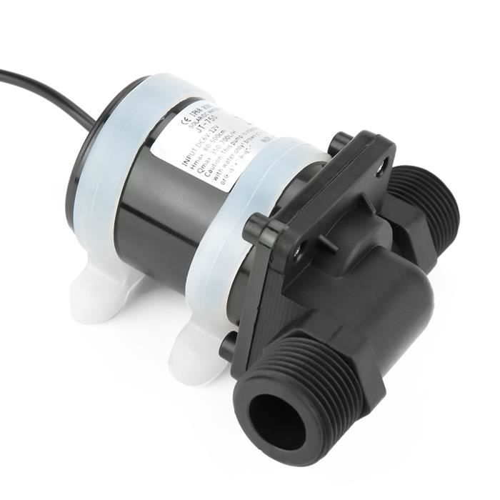Mini Pompe à Eau 12V DC Sans Balais – 650L/H – Pour Chauffe-Eau Solaire & Aquarium