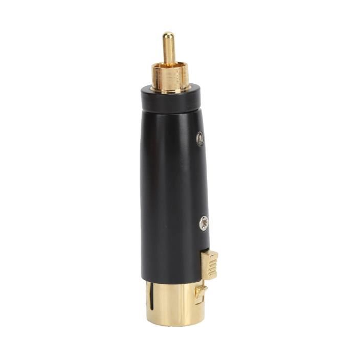 Fdit adaptateur RCA vers XLR LZ1171G RCA mâle vers XLR femelle adaptateur connecteur audio