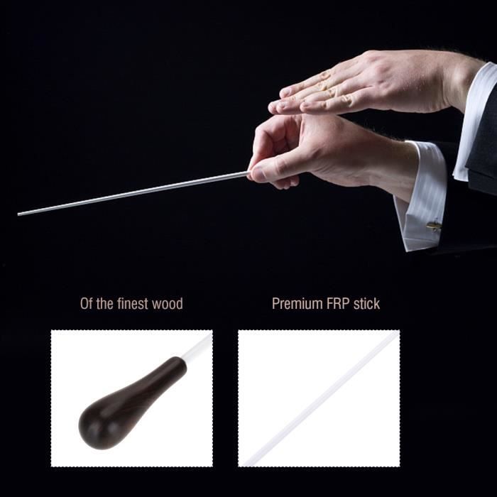 Baguette De Direction 38cm - Bâton De Chef D'Orchestre Avec Étui