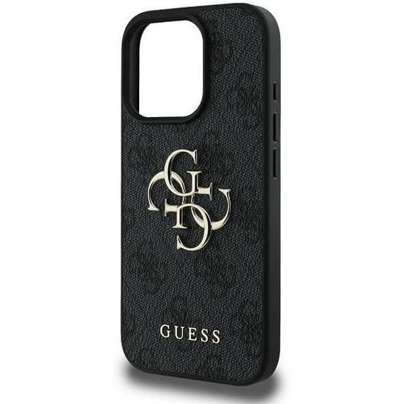 Coque Souple GUESS iPhone 16 Pro Cuir Écologique Logo 4G Oversized - vue 4