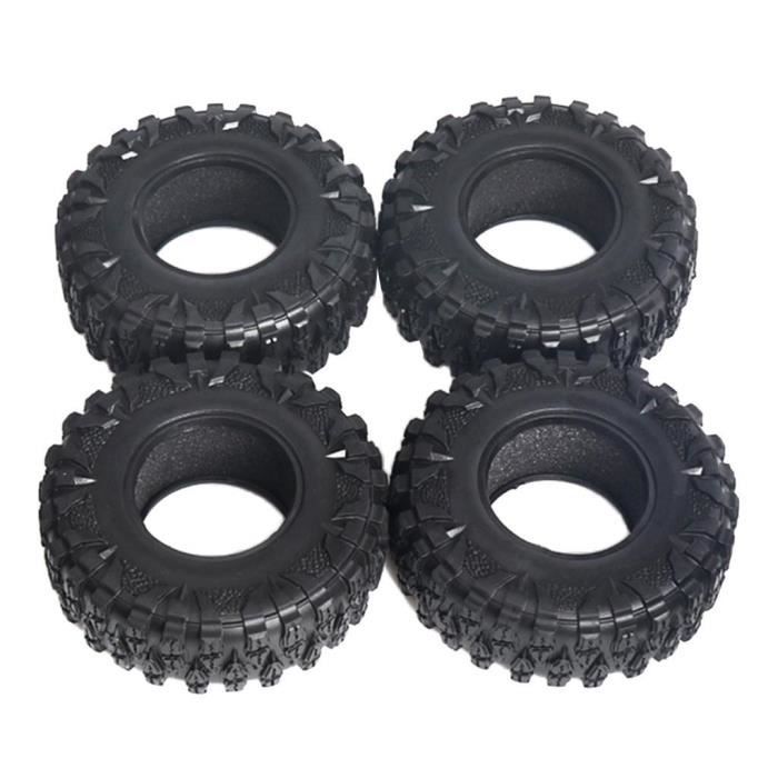 4x 1:10 RC Scale Pneus de Pneus de Voiture Monster Truck Pièces de