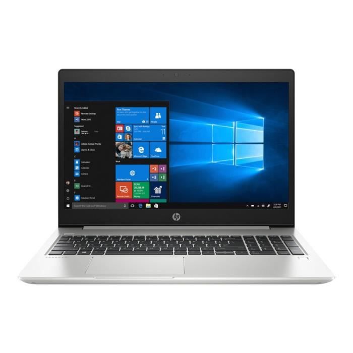 Top achat PC Portable HP Ordinateur portable ProBook 450 G6 - Écran 39,6 cm (15,6") - 1366 x 768 - Core i5 i5-8265U - 4 Go RAM - 500 Go HDD - Argenté pas cher