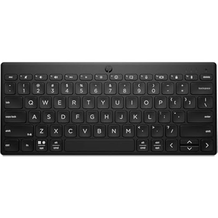 Clavier Bluetooth - HP - Compact 350 - Multi-périphériques - Sans fil - Noir