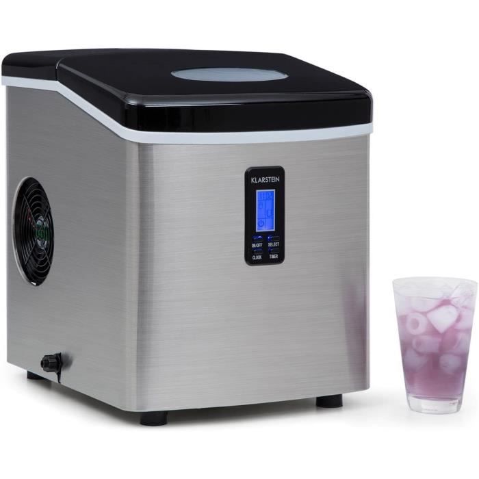 Klarstein Mr. BlackFrost Machine a glacons 3,3 L, 15 kg/24 h, Ice