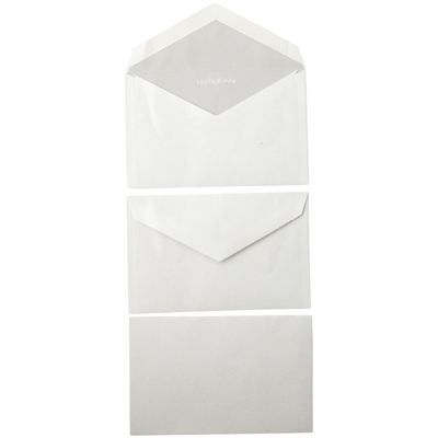 lot 40 mini enveloppes blanches format 90 x 140 mm cartes de visite 