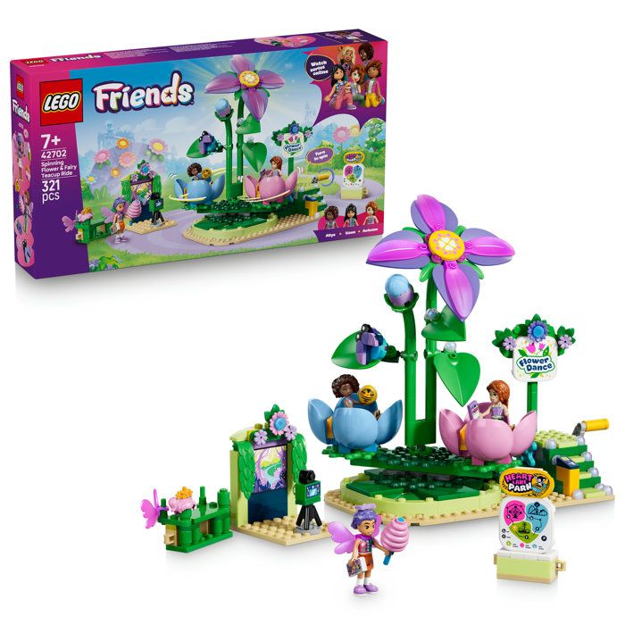 LEGO® Friends 42702 La fleur tournoyante et les tasses à thé féériques - vue 2