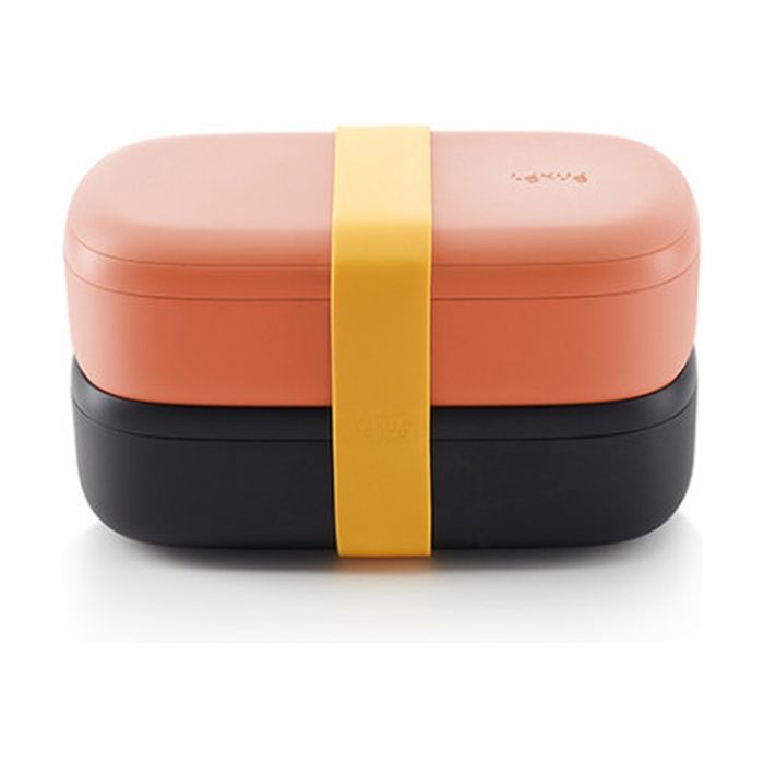 LÉKUÉ Lunch box To Go rose corail Cdiscount Maison