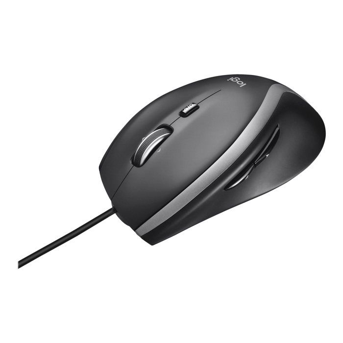 Logitech M500s Souris filaire avancée avec défilement ultra-rapide et multidirectionnel avancé, boutons personnalisable - Gris