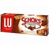 Lu schocks biscuits au chocolat 150g