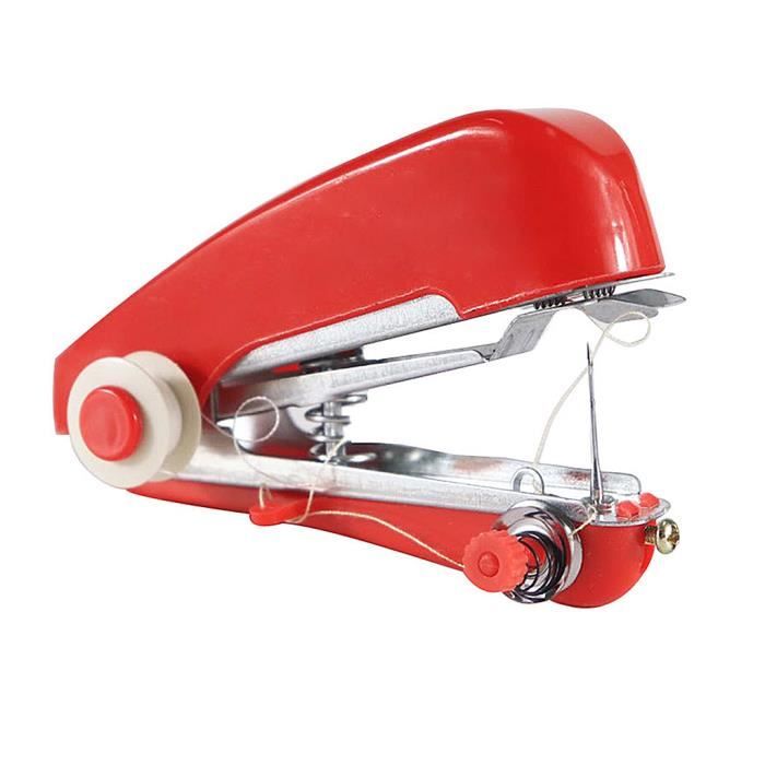 Mini Machine à Coudre Pour Réparation Rapide De Vêtements, Machine à Coudre Portable, Connecteur De Vêtements Instantané, Fixation Rapide De Vêtements (rose