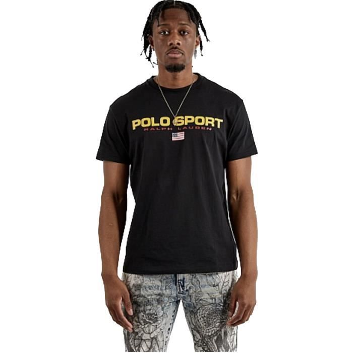 Tee shirt ralph on sale lauren noir homme