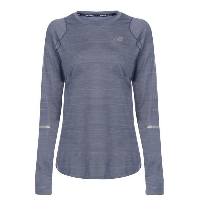 tshirt manches longues de running homme new balance tshirt manches longues de running homme new balance
