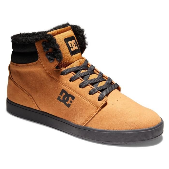 Baskets DC Shoes Gaveler En Cuir Pour Homme - Tige Cheville, Semelle Caoutchouc