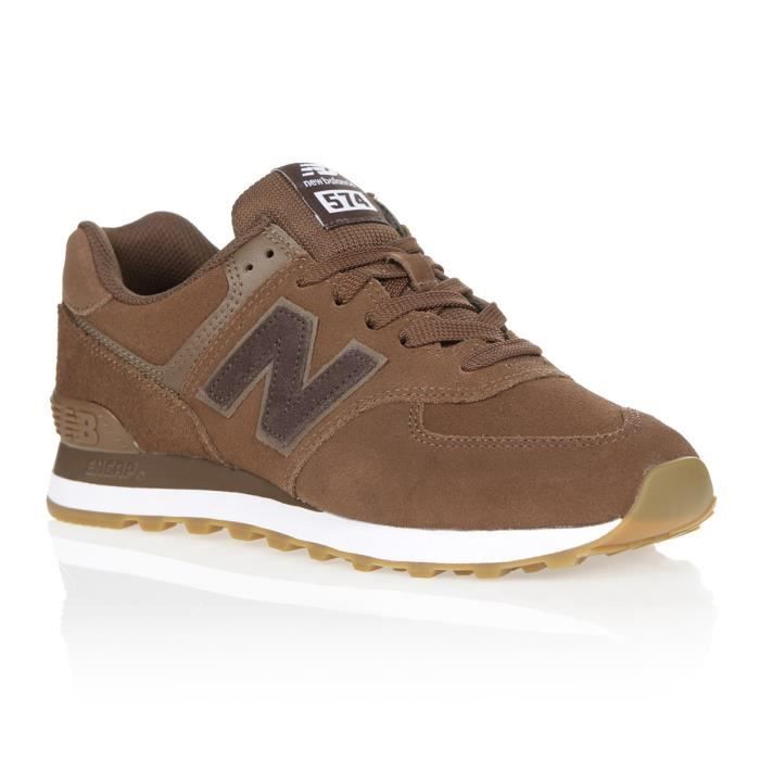 new balance basket marron