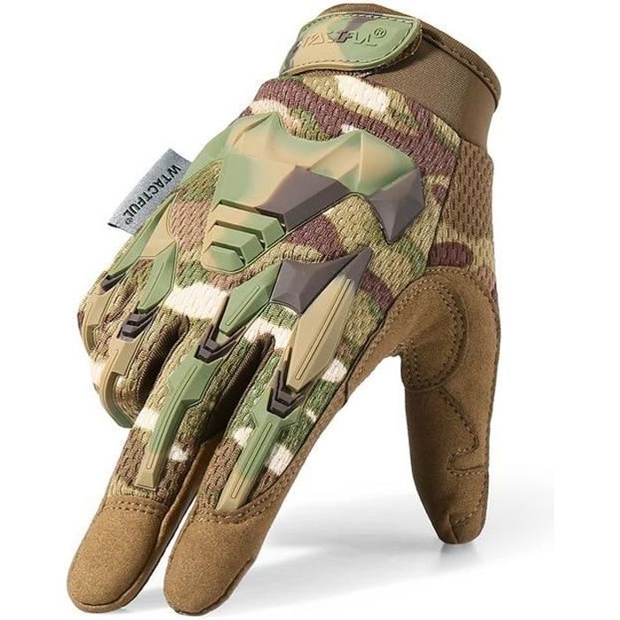 Weievarb Gants d'hiver - Gants Demi-Doigt pour Hommes Gants Tactiques  Militaires en Plein Air Sport Tir Chasse Airsoft Moto Gants De Cyclisme