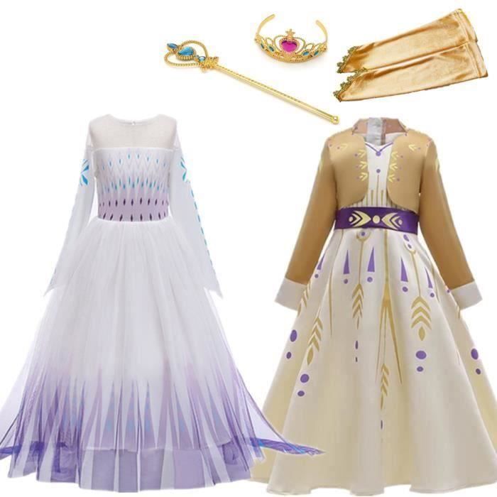 Robe Elsa Reine des Neiges Couronnement