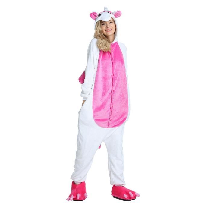 Générique Costume Carnaval Pyjama Femme Polaire Ete Grenouillère