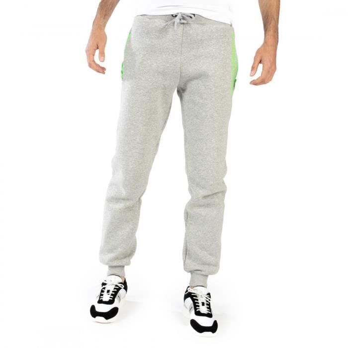 pantalon de jogging geographical norway maboul gris pour homme - respirant - sports fitness - terrain indoor