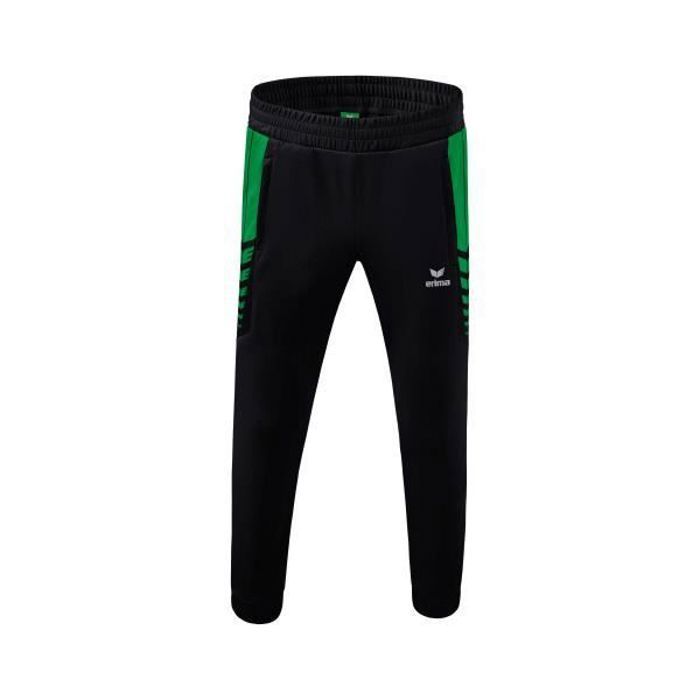 Pantalon jogging enfant ERIMA Worker Six Wings noir/émeraude – garçon entraînement multisport Pantalon jogging enfant ERIMA Worker Six Wings noir/émeraude – garçon entraînement multisport