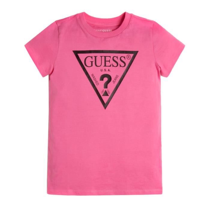 T-shirt Rose Fille Guess